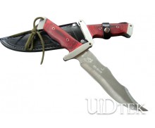Straight knife with wood handle UD17068
